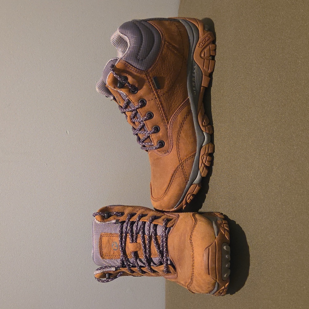 Mens Merrel Mid Work Boots